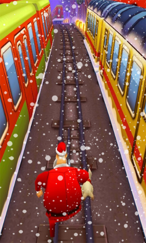   Boy Subway Surf Run Snow- 스크린샷 