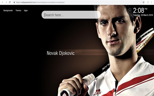 Imagine de Fundal de Novak Djokovic