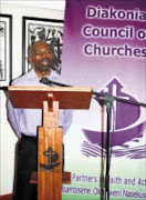 MILITANT: Sbu Zikode giving the Diakonia Council of Churches lecture in Durban. © Sowetan.