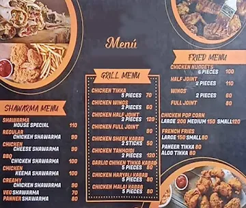 The Shawarma Co menu 
