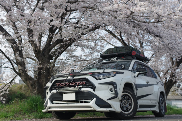 RAV4の愛車の横顔・サクラと愛車・目指せPickUpCarsに関するカスタム事例の投稿画像2枚目