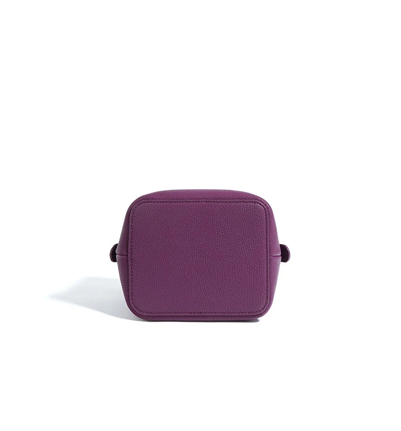 Title 5, Bolsa Bucket de Couro Genuíno de Alta Camada, P...
