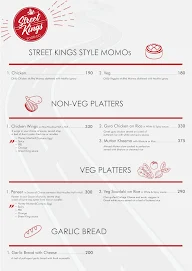 Street Kings menu 3