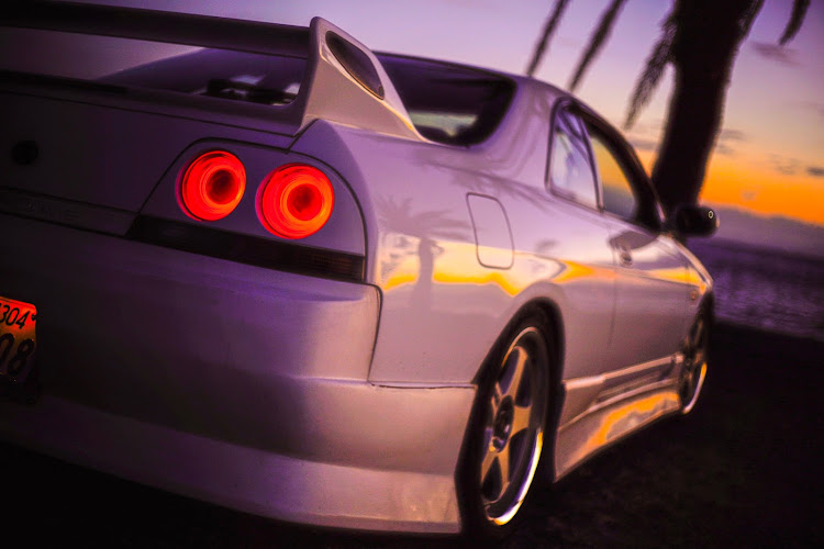 スカイラインのドライブ・夕焼け・R33・テールランプに関するカスタム事例の投稿画像1枚目