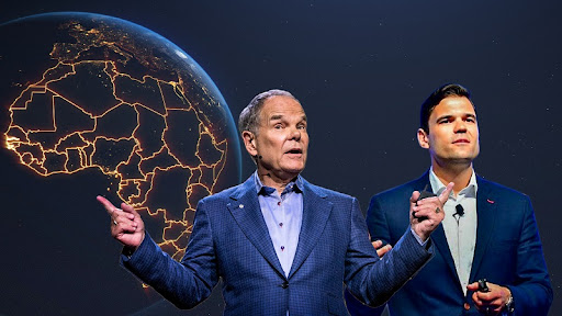 Global blockchain experts Don Tapscott and his son and business partner Alex Tapscott.