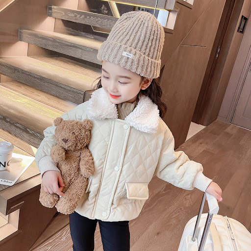 Title 21, Girls Winter Casual Jacket Warm Polo Collar To...