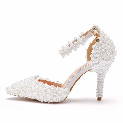 Title 8, Pointed toe high heel wedding shoes stiletto he...
