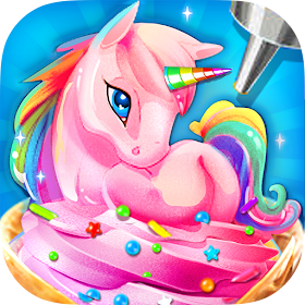 Rainbow Unicorn Ice Cream Food Maker Cooking Games
