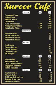 Suroor Cafe menu 2