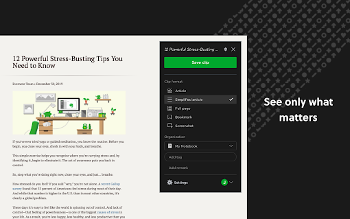 Evernote Web Clipper