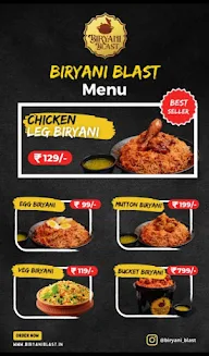 Biryani Blast menu 1