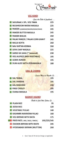 Sasuraal menu 6