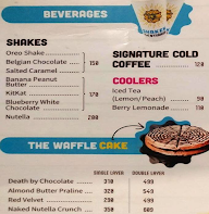 The Belgian waffle Co menu 4