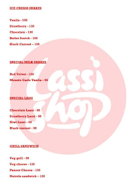 Lassi Shop menu 3