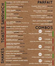 The Brekkie Shop menu 1