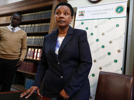 Deputy Chief Justice Philomena Mwilu at the Supreme Court, October 3, 2016. /JACK OWUOR