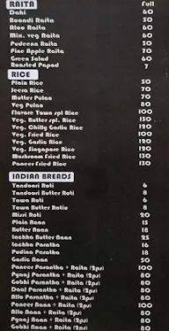 Flavour Town menu 1