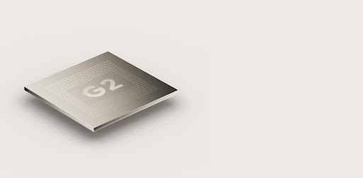 Sleek Google Tensor G2 hardware chip