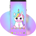 アプリのダウンロード Pink Cute Unicorn Diy theme をインストールする 最新 APK ダウンローダ