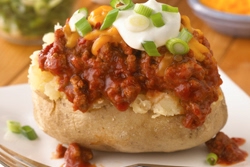 Sloppy Joe Stuffed Baked Potatoes