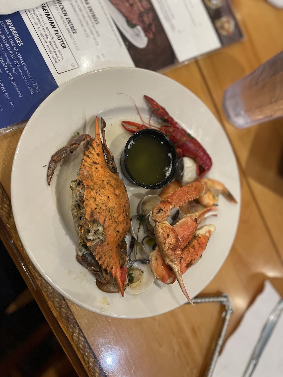 Gluten-Free at Captain George's Seafood