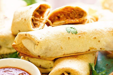 Oven Baked Chicken Chimichanga Recipe