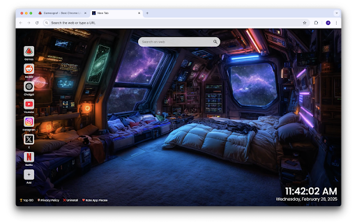 Lofi Space Room Live Wallpaper Preview 1