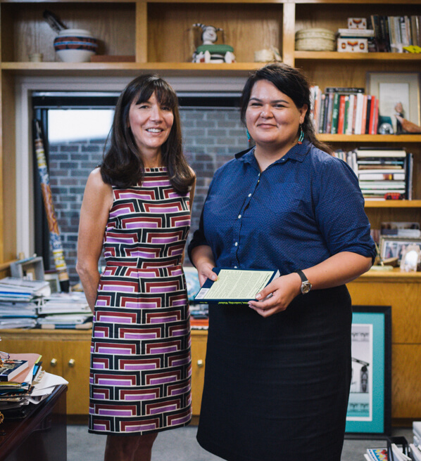 Robin at the American Indian College Fund