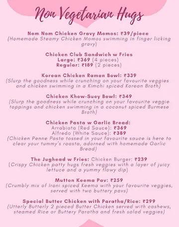 Your Sugar Daddy Cafe menu 