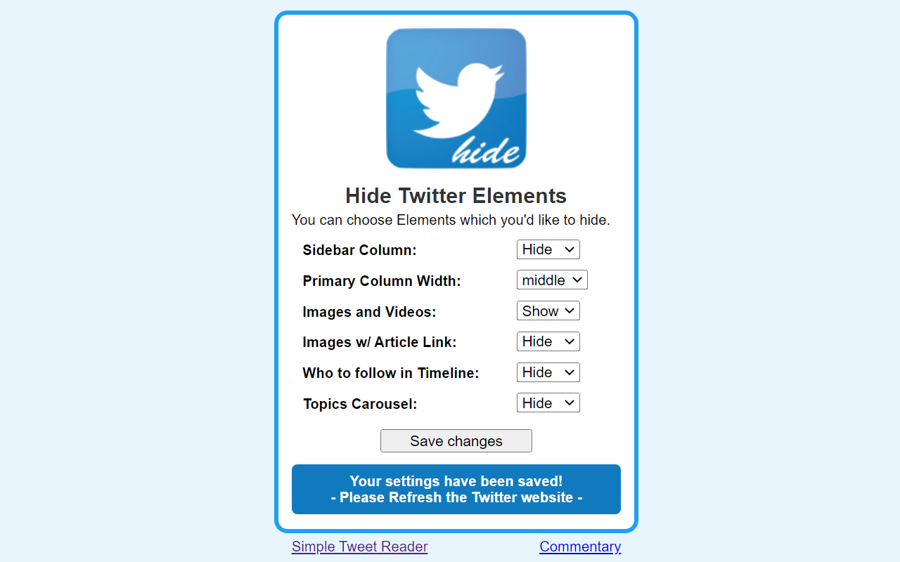 Hide Twitter Elements Preview image 8