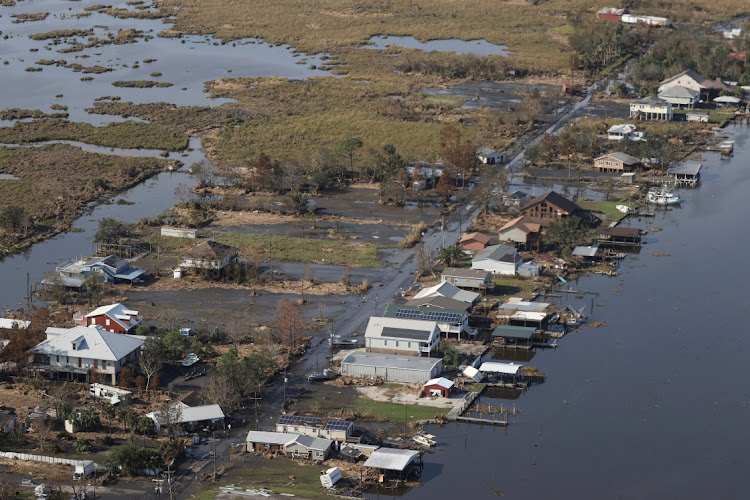 A view of flood damaged buildings are seen after Hurricane Ida on September 3 2021. Picture: REUTERS/JONATHAN ERNST