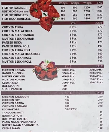 Ganesh Restaurant menu 