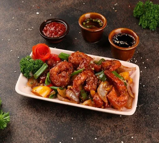 Chilli Prawns (Dry)