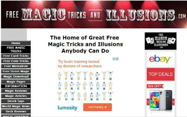 free magic tricks and illusions chrome extension