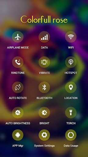 Colorful Rose APUS Launcher theme