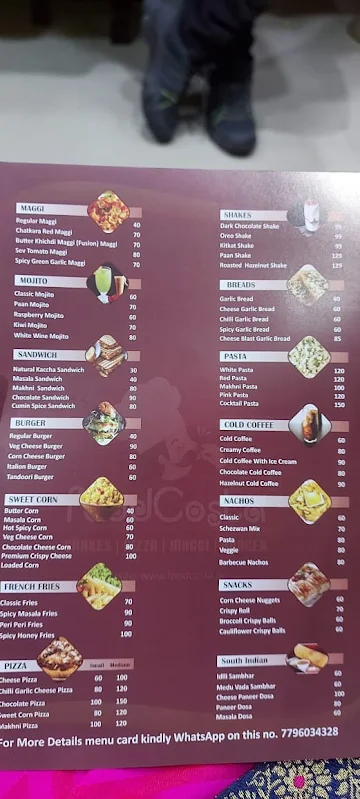 Food Costa menu 