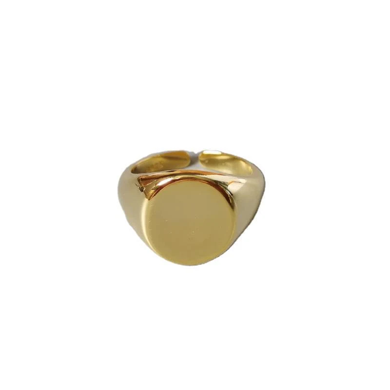 Title 2, Open Ring Dames Net Red Fashion Verguld, een tr...