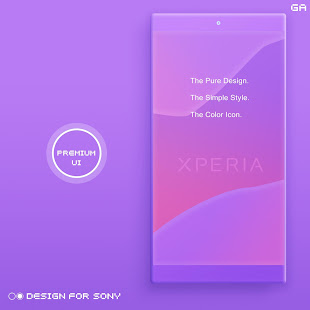 Theme XPERIA ON™ | Be Purple - (圖1)-速報App