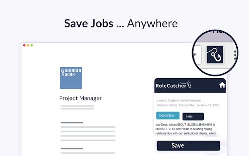 RoleCatcher - End-to-End Job Tracker & Free Skill Keyword Analysis