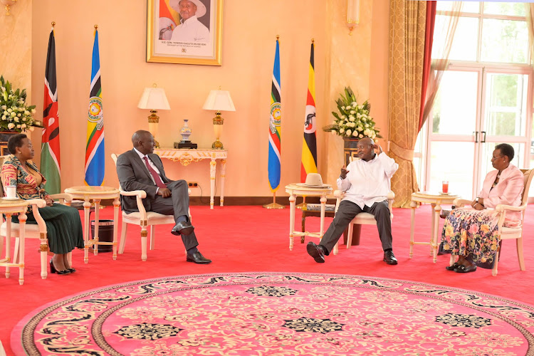 ruto in uganda with museveni