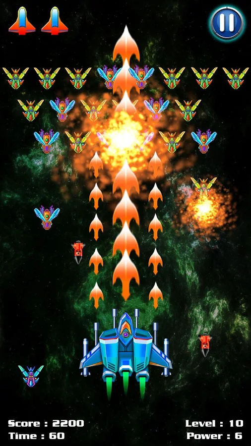   Galaxy Attack: Alien Shooter- 스크린샷 