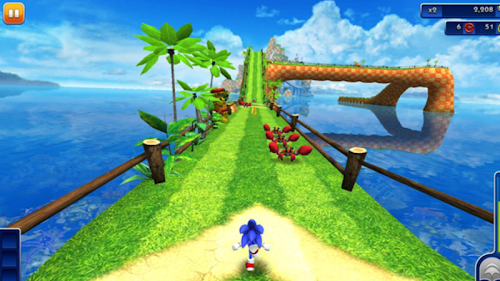 Android application Tips sonic Dash screenshort