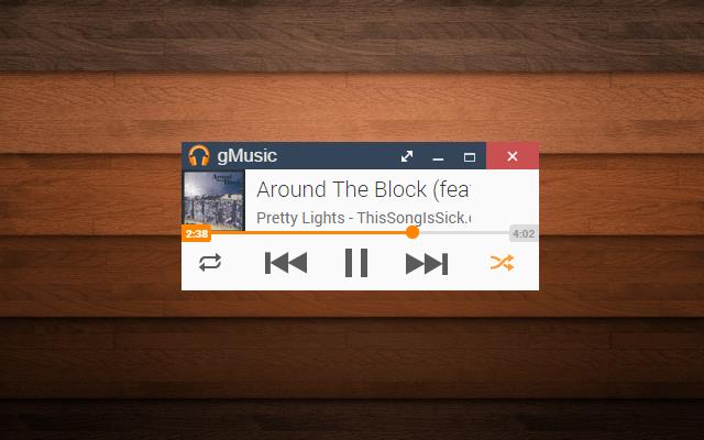 gMusic chrome extension