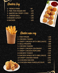 Ashish Snacks menu 1