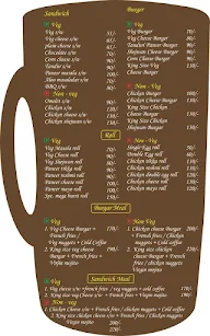 The Coffee Cafe menu 1