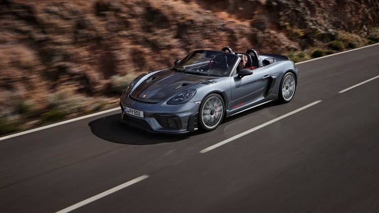 The Porsche 718 Spyder RS will arrive in SA during the second quarter of 2024.