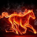 Fiery Horse chrome Theme Chrome extension download