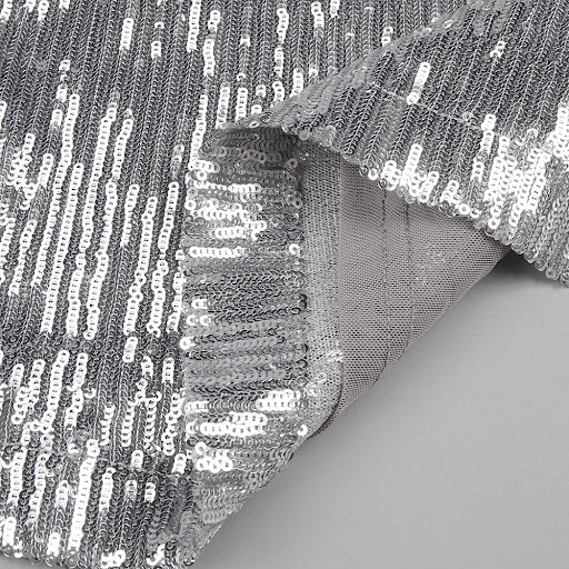 Title 13, European and American Silver Paillette Dress