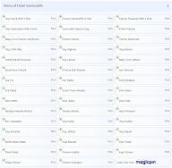 Hotel Samruddhi menu 1