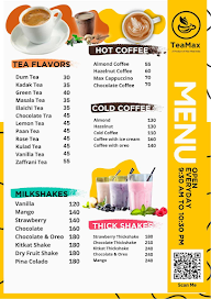 Teamax Cafe menu 2